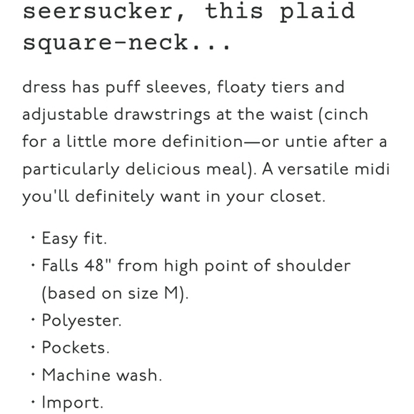 Madewell Square Neck Tiered Midi Dress in Textured Seersucker! Sold Out, Rare. - Picture 7 of 8